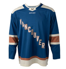 Vancouver Adult Bauer Replica Home Blue PWHL Hockey Jersey - Blank picture