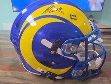 Davante Adams Signed/Inscribed Full-Size Speed Flex Helmet Fanantics Authentic picture