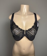 New Paramour by Felina Ethereal Mesh Bra Front Close Size 38G picture