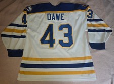 True Vintage AUTHENTIC Buffalo Sabres JASON DAWE All-Sewn Jersey CCM XL 1993-94 picture