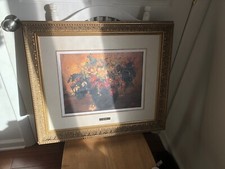 Vintage Museum Gallery Framed Artagraph Paul Gaugin Floral Still Life picture