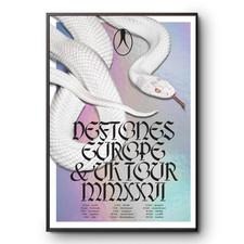 Deftones iridescent eu uk tour poster picture