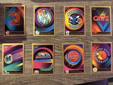 1990-91 Skybox NBA Team Logo Complete FULL 27-Card Set MINT picture