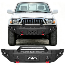 GNG Steel Front Bumper For 1995‑2004 Toyota Tacoma w/Top Mount LED Light Bar picture