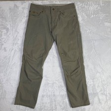 Kuhl Revolvr Pants Mens 34x32 Green Uberkuhl Stretch Hiking Outdoor Trousers picture