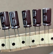 5pcs Nichicon 10uf 450v Radial Electrolytic Capacitors 450v10uf CY Series Japan picture
