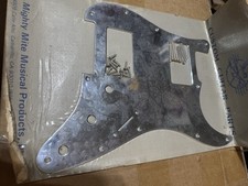 Vintage Mighty Mite Metal Stratocaster HH Electric Guitar Pickguard picture