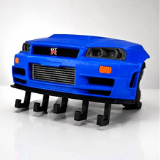 Nissan Skyline GT-R R34 Front End Wall Key Hanger Rack 3D Printed Decor  picture