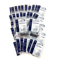 Lot of 45 Zynex Medical Self Adhering Electrodes 2in Round Qty 4 Pack n 2 Leads picture
