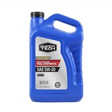 Super Tech High Mileage Full Synthetic SAE 5W-20 Motor Oil, 5 Quarts picture