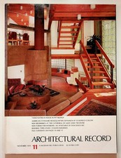 ARCHITECTURAL RECORD November 1979 Magazine Tasso Katselas House Architecture picture