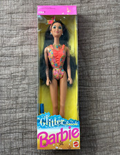 Mattel Glitter Beach Barbie Kira Fashion Doll 12in Glitter NIB 1995 picture