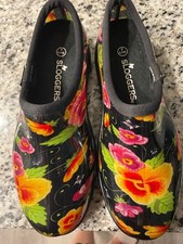 Sloggers Women's Floral Garden Clogs Size 8 picture