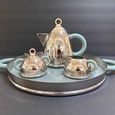 Vintage Alessi Michael Graves Tea and Coffee Service Full Set Stainless Steel picture