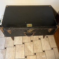 RARE Exceptional Antique Globetrotter Trunk picture