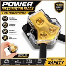 Car Audio Splitter Amp Distribution Power 0/2/4 Gauge In 4/6/8 Gauge Out Lot picture