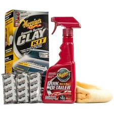 Meguiar's Smooth Surface Clay Kit - Safe And Easy Car Claying NEW Wax Glide ON picture