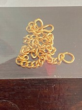 VINTAGE GENUINE N.O.S.  SEIKO 1/20 12K YELLOW GOLD FILLED WATCH SAFETY CHAIN picture