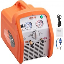 VEVOR Refrigerant Recovery Machine 1HP Dual Cylinder AC HVAC Recycling Tool picture