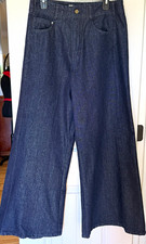 Anthropologie Pilcro “The Adi Sparkle Pull-On Mid-Rise Flare Jeans” Sz 30 picture