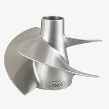 Polished Stainless Steel PWC Impeller – Fits Yamaha VX1100 155.5mm - 12/18 picture