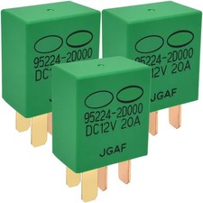 95224-2D000 Automotive Relay (3-Pack), 4-Pin 12V 20A, Compatible with... picture
