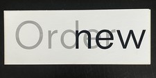 RARE New Order sticker for Low-Life 1985 Peter Saville Factory Tony Wilson picture