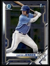 2021 Bowman Draft Chrome Carter Jensen #BDC-106 NM 1st First picture