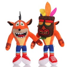 26cm New Arrival Anime Crash Bandicoot Plush Toys Cartoon Animal Aku Aku Crash S picture