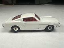 Matchbox Lesney No. 8 Steering Mustang 1960s Vintage White Red Interior picture