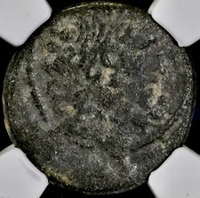 65BC-38BC Zeus Seated Greece under Roman Rule NGC Ancient Greek Coin Genuine picture