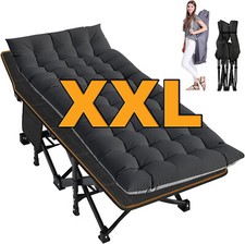 NAIZEA  Adults Oversized / Standard Size Folding Sleeping Cot Bed Portable Cots picture