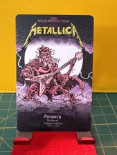Metallica FANCARD M72 European 06.11.2026 Budapest, Hungary Puskas Arena VENUE picture