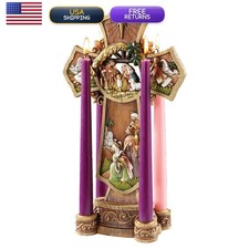 Avalon Gallery Sculpted Resin Candle Holder 13