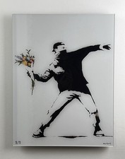 BANKSY: Acrylic Glass Print. Unique copy. With certificate picture