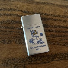 VTG Barlow Lighter Promotional Southwestern Bell Miniature ML-15 Works picture