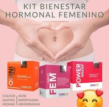 omnilife 1 Box Power Gain , 1 Box Fem Plus , 1 Box Oml Plus ,  SISTEMA HORMONAL picture