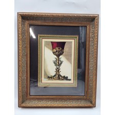 18th/19th C. Antique Red Goblet II by Giardini Maxi Joseph Limpach Etching No 7 picture
