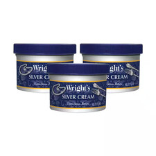 Wright's Silver Cleaner and Polish Cream - 8 Oz 3 PACK picture