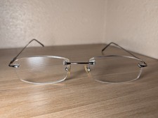 Vogue VO-3360 Eyeglasses Frames Rimless 51-18-135 Silver Made in Italy picture
