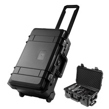 Waterproof Rolling Protective Case,Hard Compact Camera Case With Handle & Wheels picture