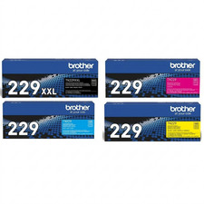 Brother TN229XXL Genuine OEM Black & Color Super High Yield Toner Set 4PK picture