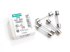 LOT OF 5 EACH NEW LITTELFUSE Lf 3A 313 P 250V FUSES WITH BOX SLOW BLOW picture