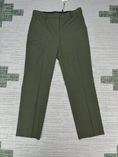 Theory Treeca 2 Dress Pants Womens 2 Dark Olive Green New * picture