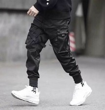 Niepce Techwear Matte Black Pants Streetwear Urban Casual Trouser Joggers picture
