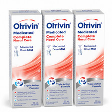 Otrivin Medicated Complete Nasal Care 20ml (Spray) 3 PACK picture
