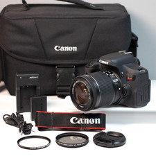 CANON Rebel T6i Digital SLR Camera w/EF-S 18-55mm STM Lens Bundle**VERY CLEAN** picture