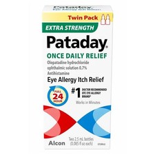 Pataday Extra Strength Once Daily Relief Eye Drops Twin Pack 2 x 0.085oz / 2.5ml picture