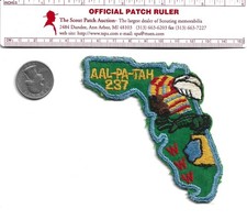 OA Lodge 237 Aal-pa-Tah Florida Shape Black Face Patch picture