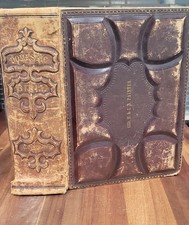 ILLUSTRATED DOMESTIC BIBLE Rev Ingram Cobbin 1871 Ancestry Photos PAINTER Family picture